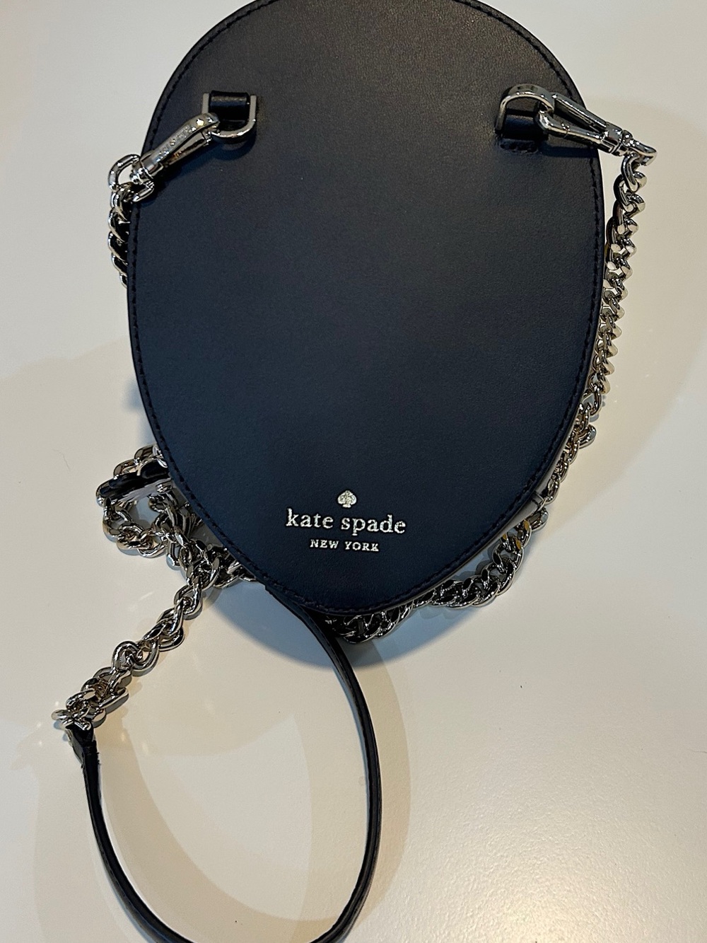 kate spade Honey Bee Leather Crossbody Bag - Black & Yellow - Picture 2 of 4